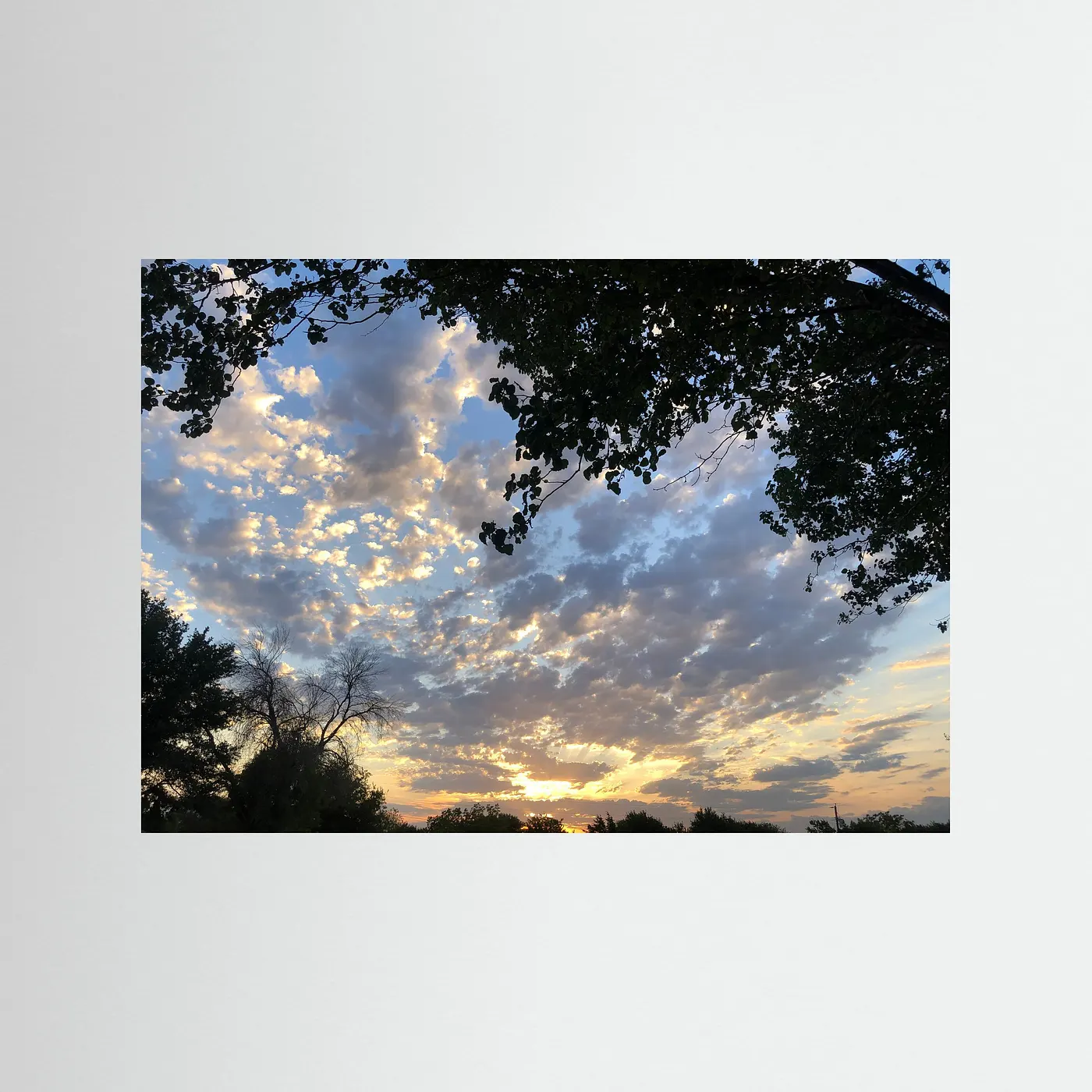 Malen mit den Wolken